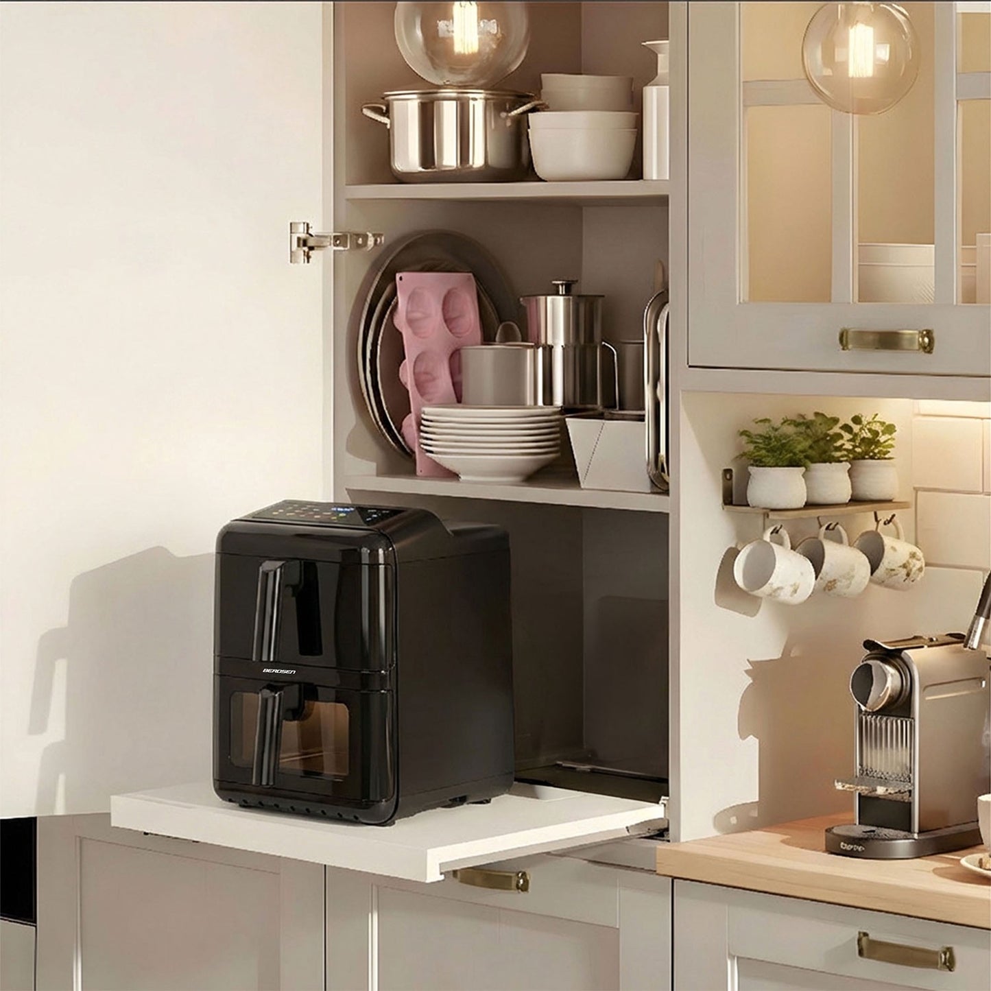Dual Chamber Air Fryer, 11.6L, 3000W, Touchscreen