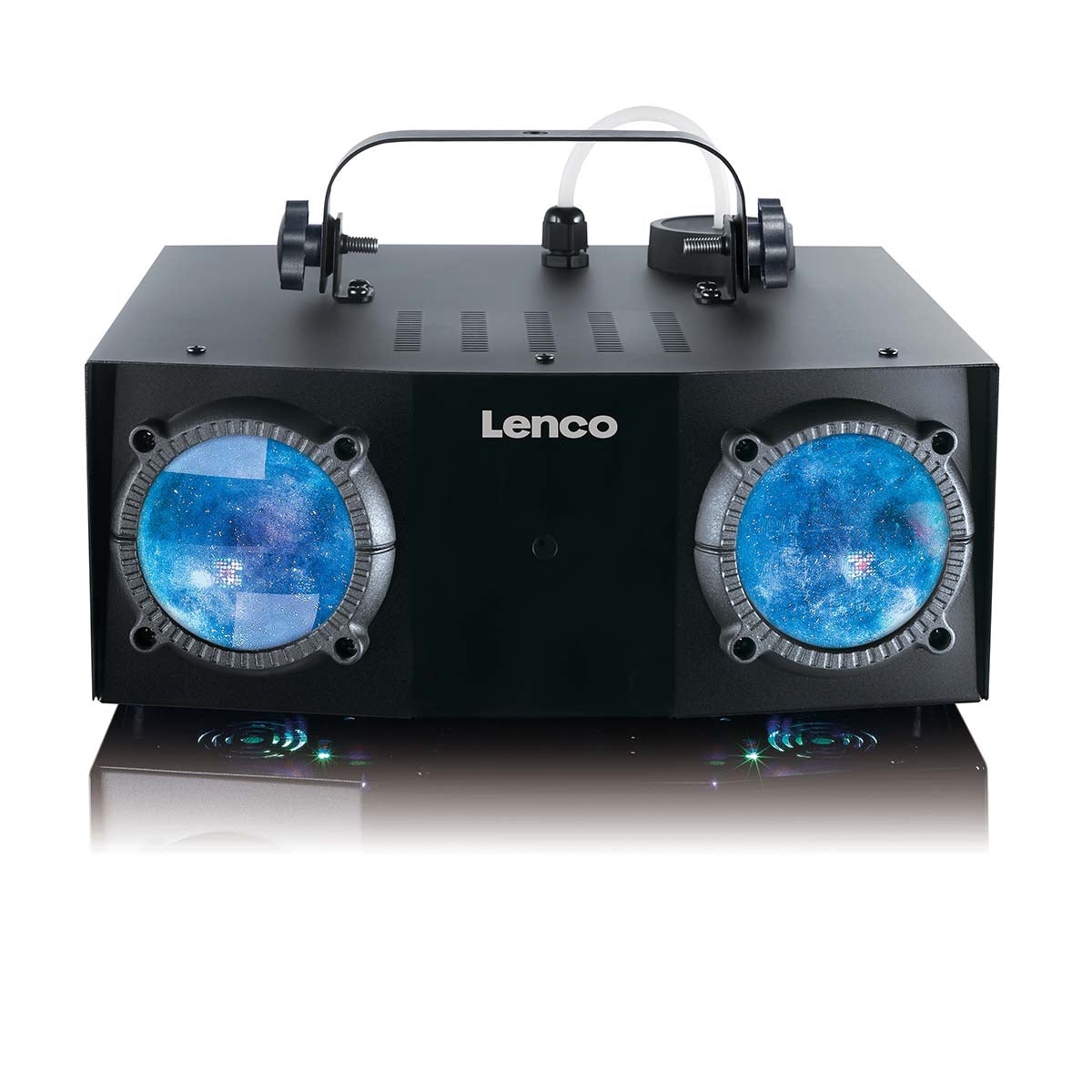 Dual Matrix RGB LED Light & Fog Machine, 1L Tank, Remote