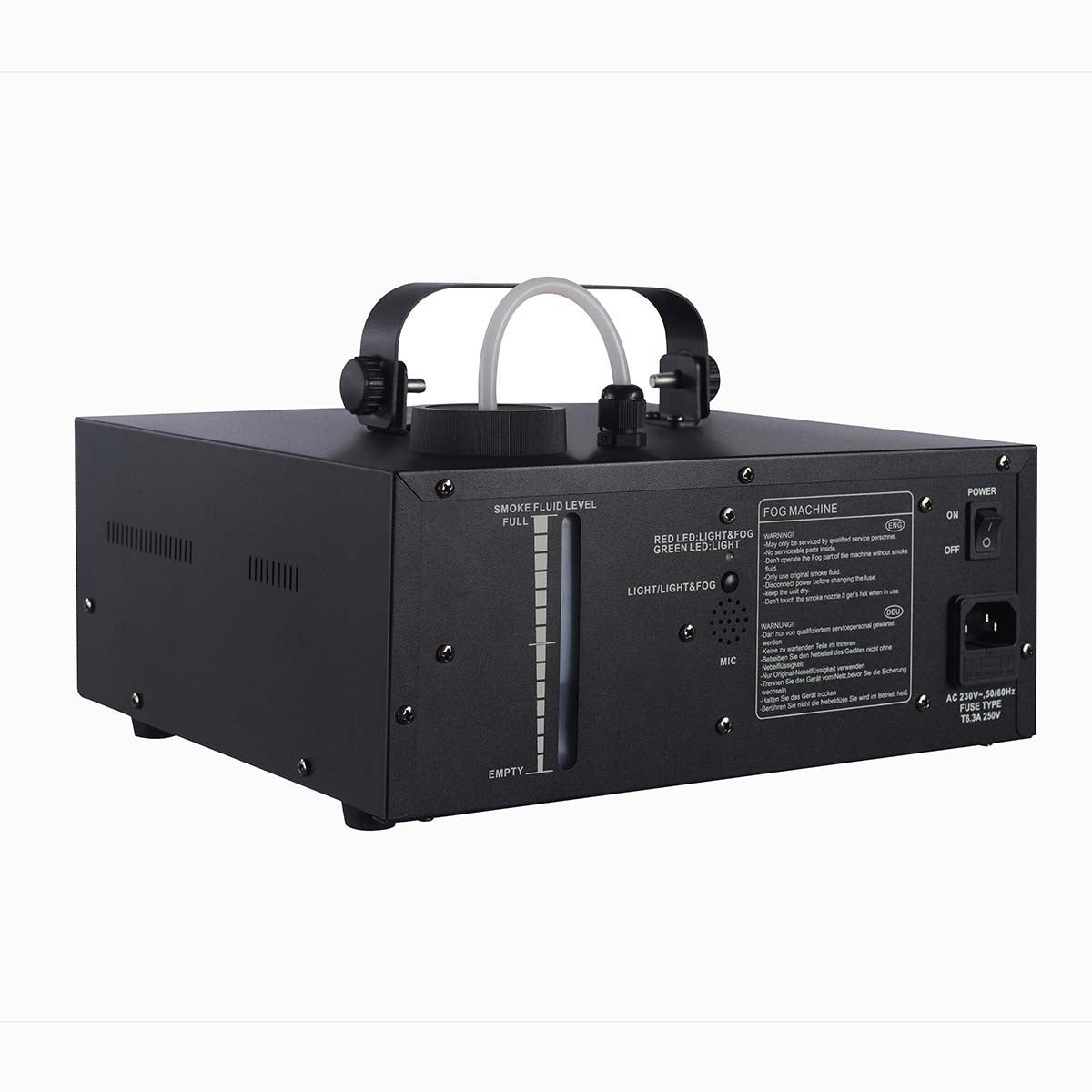 Dual Matrix RGB LED Light & Fog Machine, 1L Tank, Remote