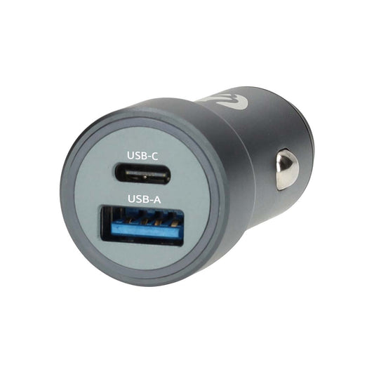 Dual-Port Car Charger 48W USB-C/USB-A Fast Charging