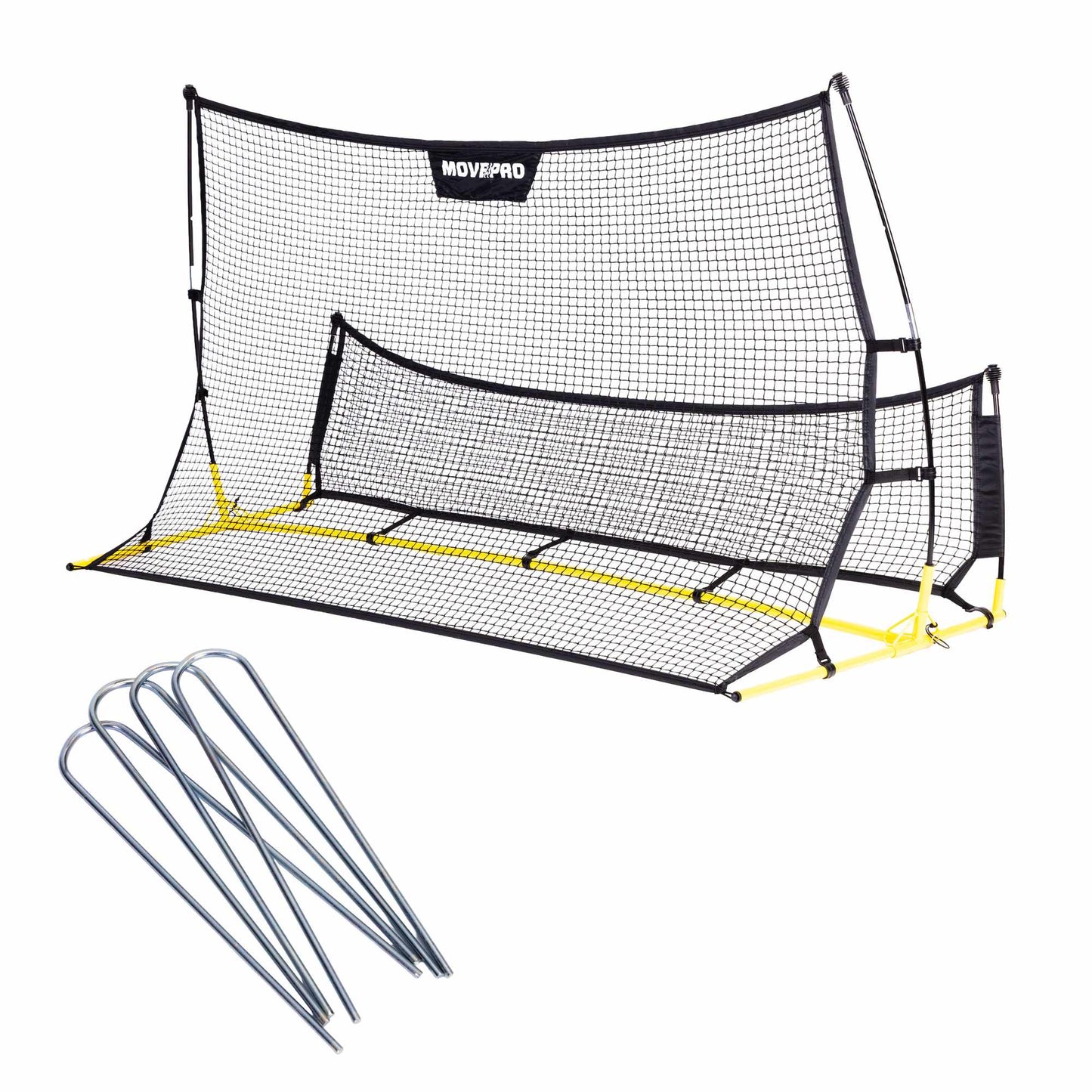 Dual-Sided Soccer Rebounder 220x120 cm for Training