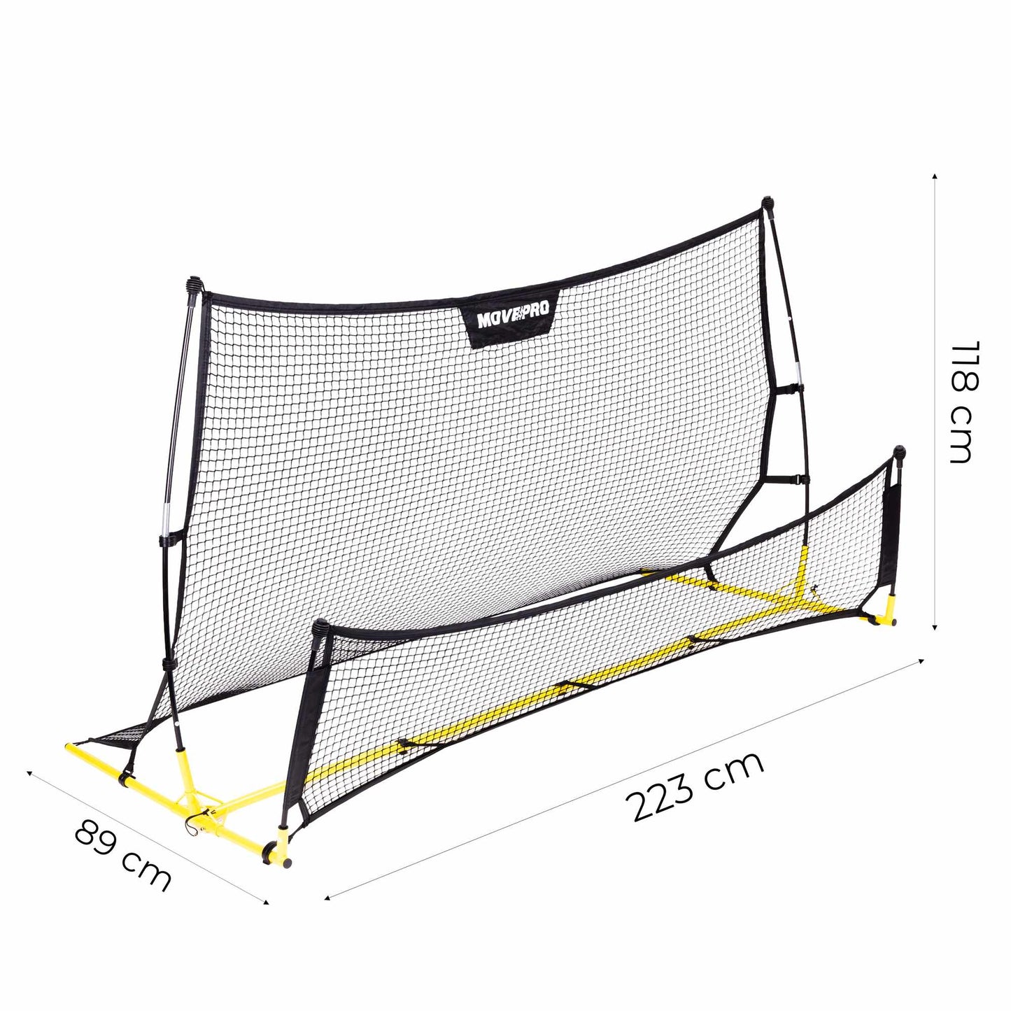 Dual-Sided Soccer Rebounder 220x120 cm for Training