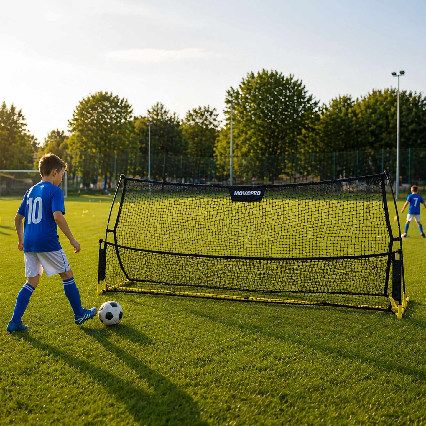 Dual-Sided Soccer Rebounder 220x120 cm for Training