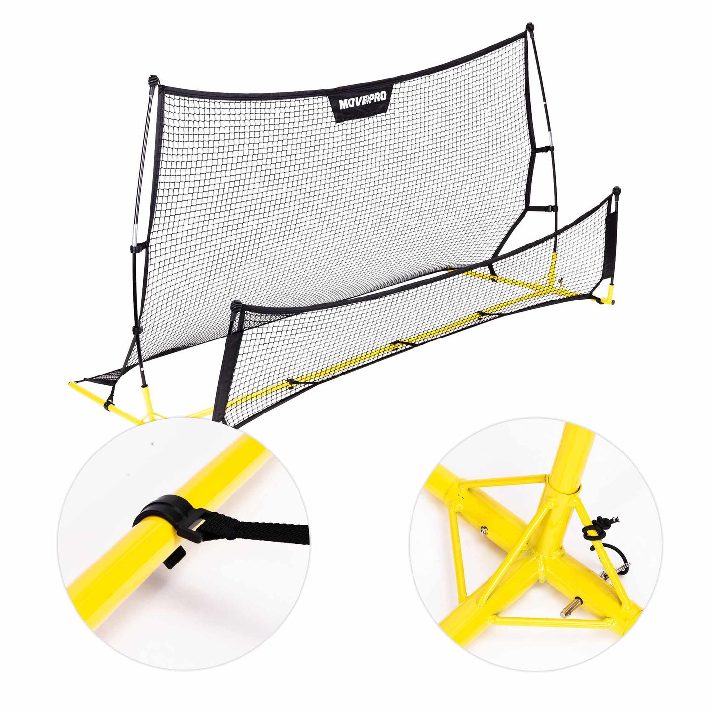 Dual-Sided Soccer Rebounder 220x120 cm for Training