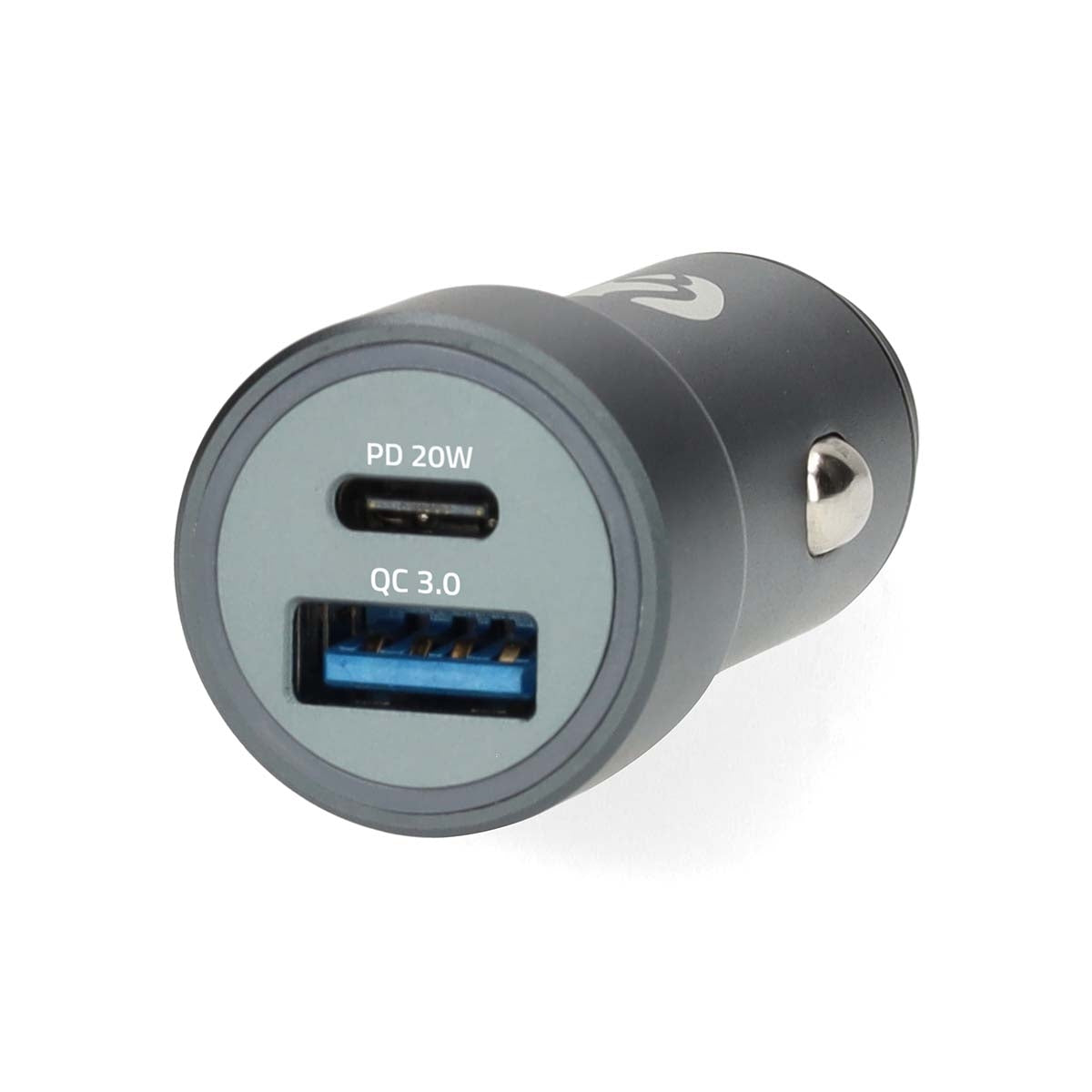 Dual USB-A/USB-C Car Charger, 38W, Auto Voltage