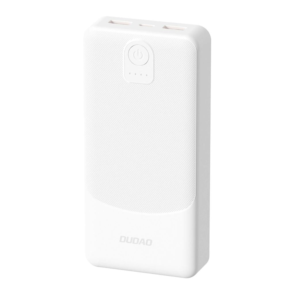 Dudao K10Pro Powerbank 20000mAh 2x USB-A, 2.4A - White