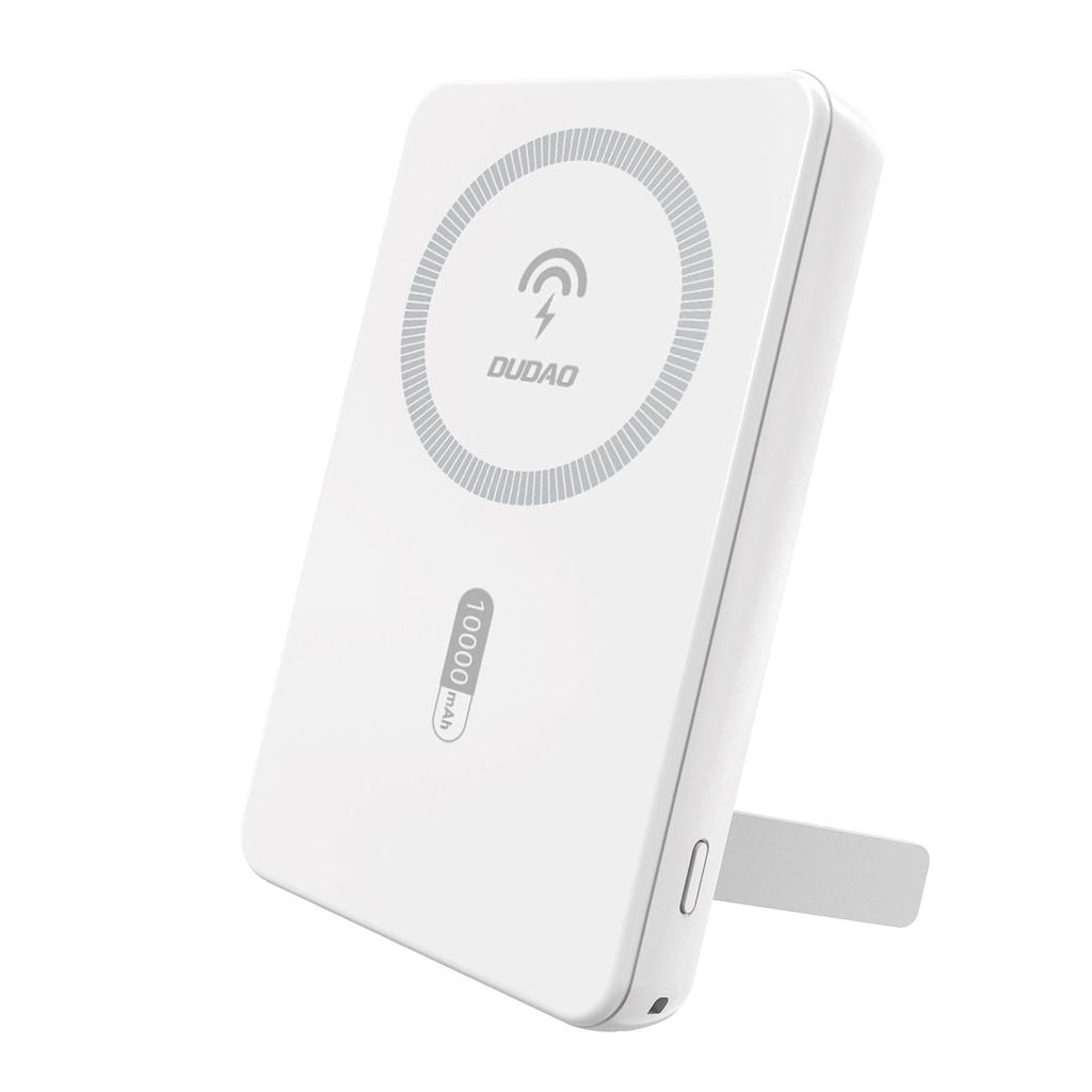 Dudao K14S+ Powerbank with stand 10000mAh MagSafe/USB-A/USB-C 20W - White