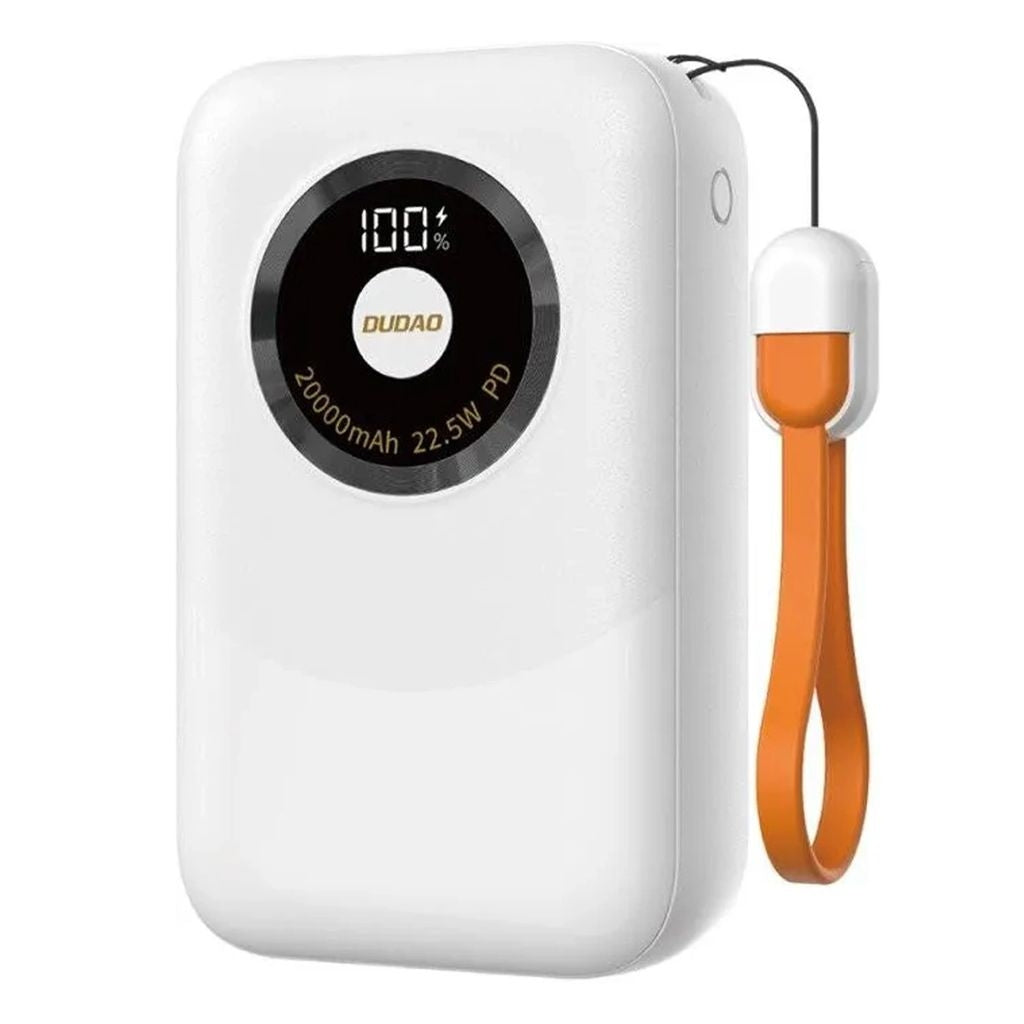 Dudao K21 Mini Powerbank 10000mAh USB-A / USB-C 22.5W - White