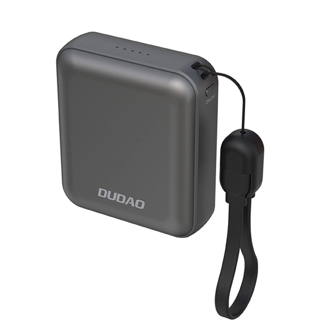 Dudao K22+ Powerbank 10000mAh USB-C 22.5W with USB-C cable - Gray