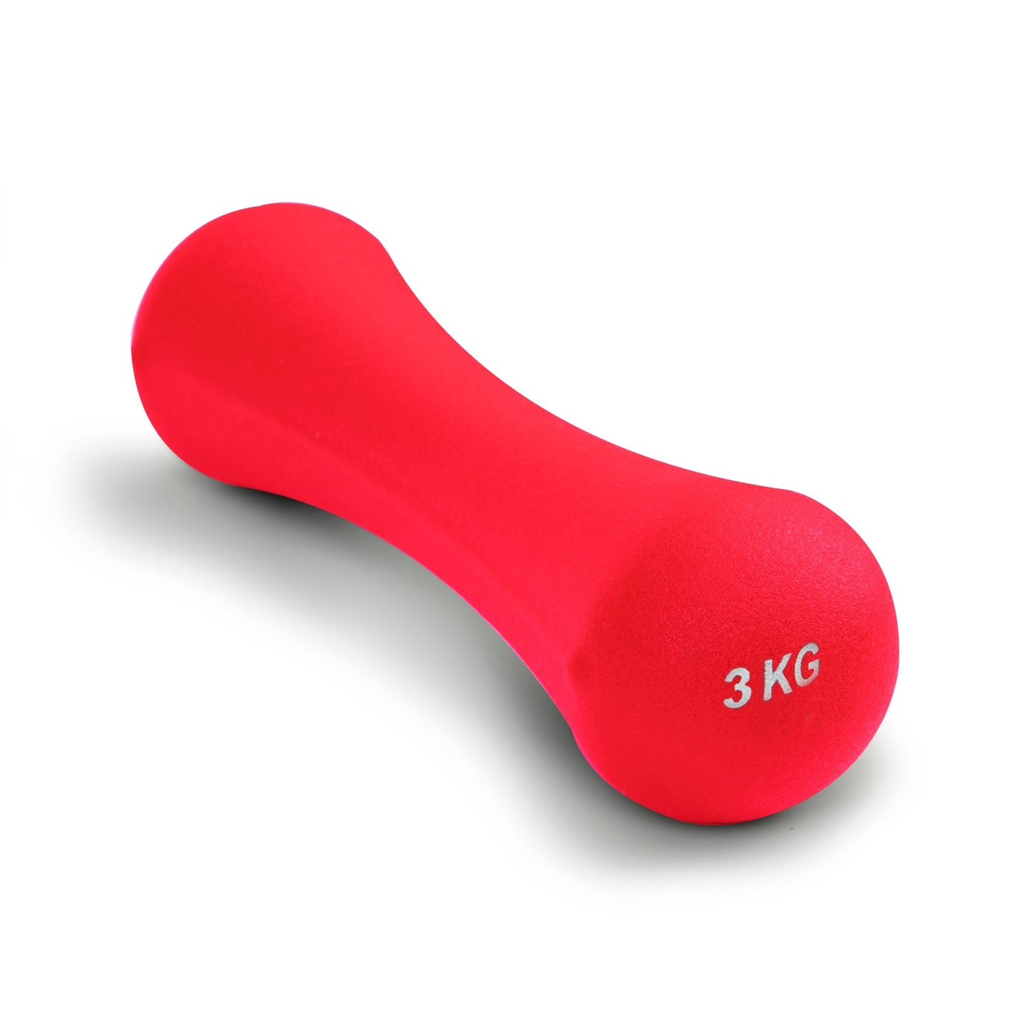 Dumbbells neoprene weights fitness set 2x3 kg