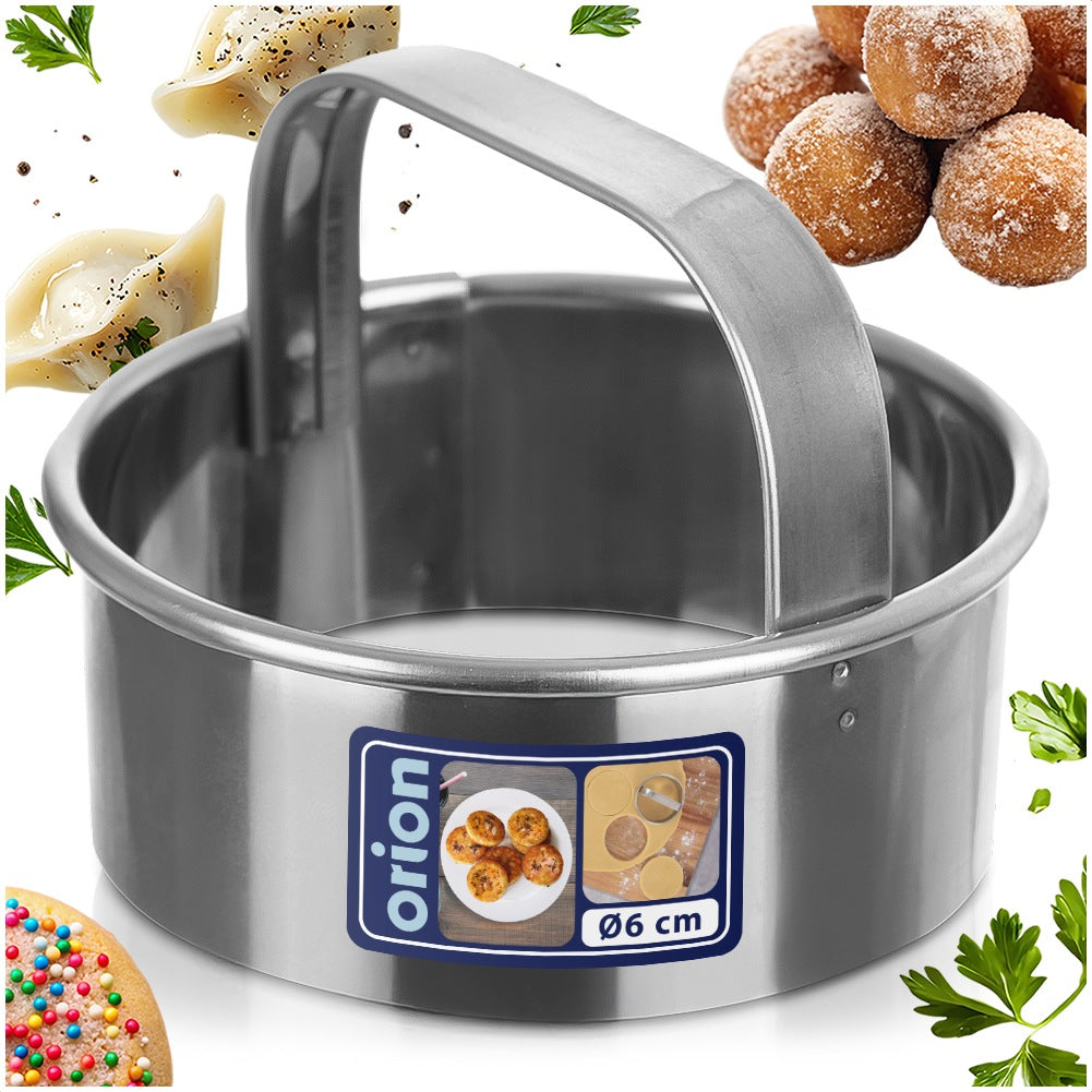 Dumpling and doughnut cookie cutter, steel, 6 cm
