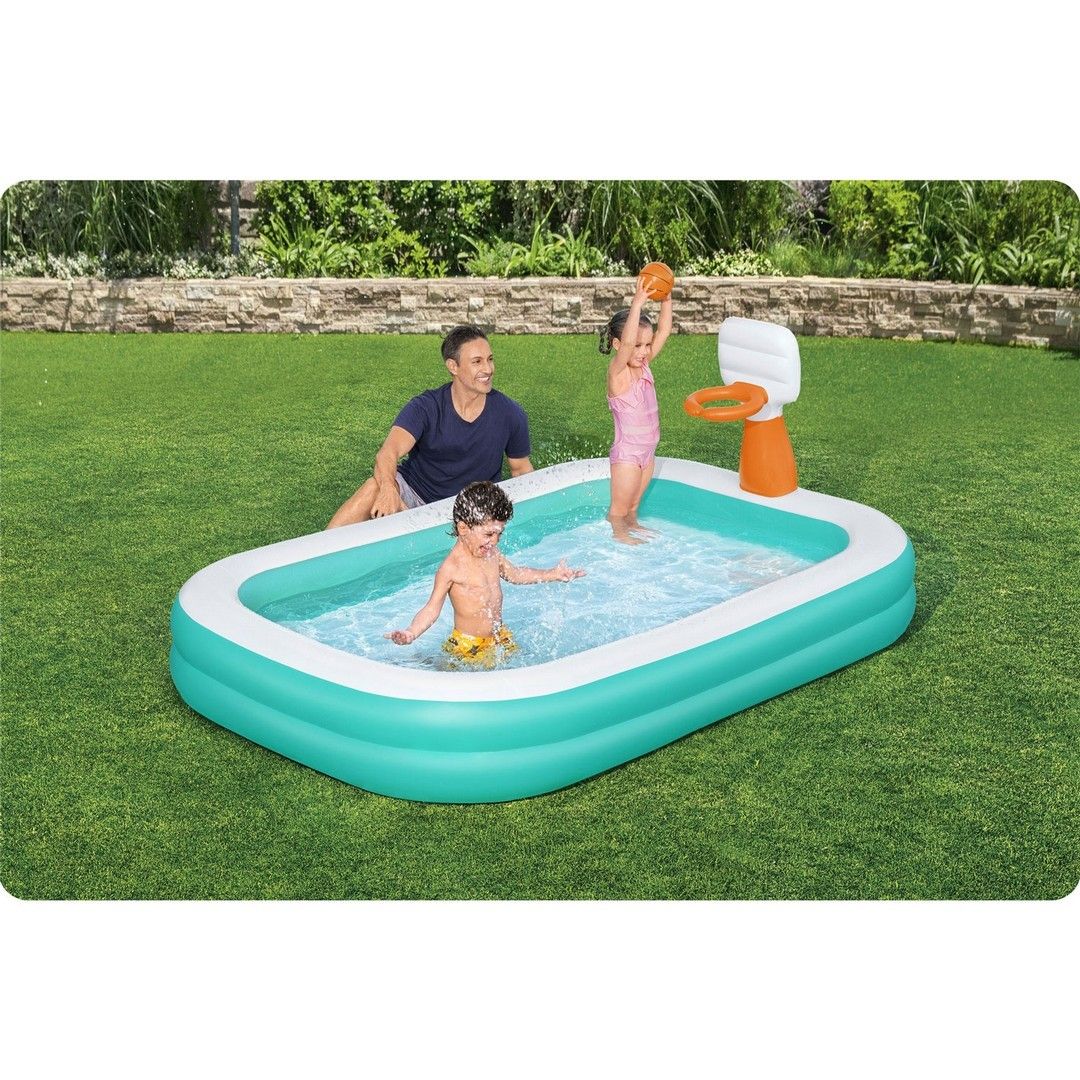 Dunk'N Splash inflatable pool 251 x 168 x 102 cm Bestway 54445