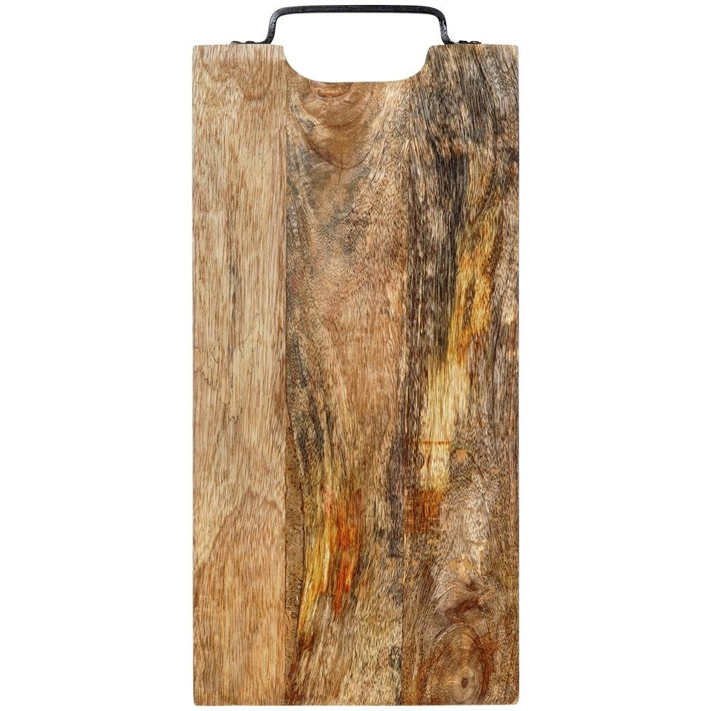 Durable Cutting Board in Mango Wood with Comfortable Handle