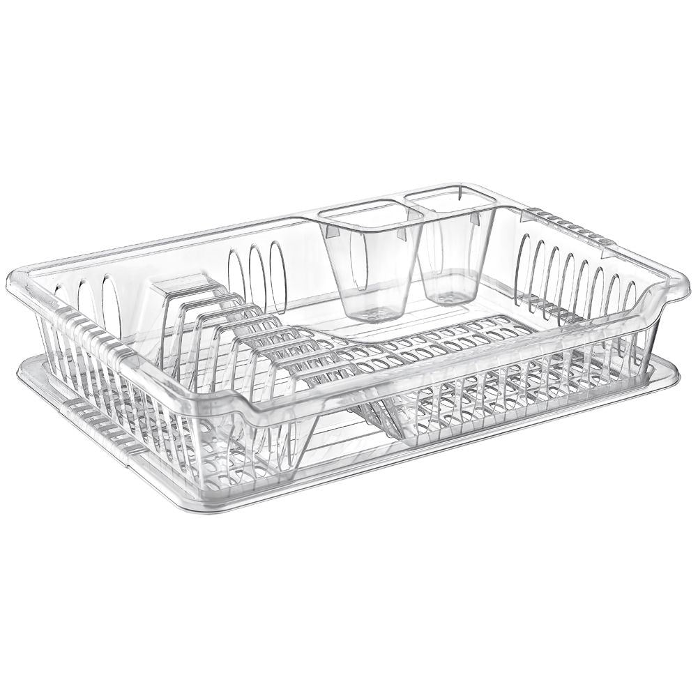 Durable Dish Rack with Removable Tray for Easy Cleaning