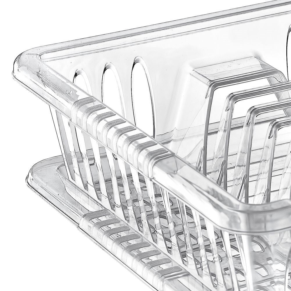 Durable Dish Rack with Removable Tray for Easy Cleaning