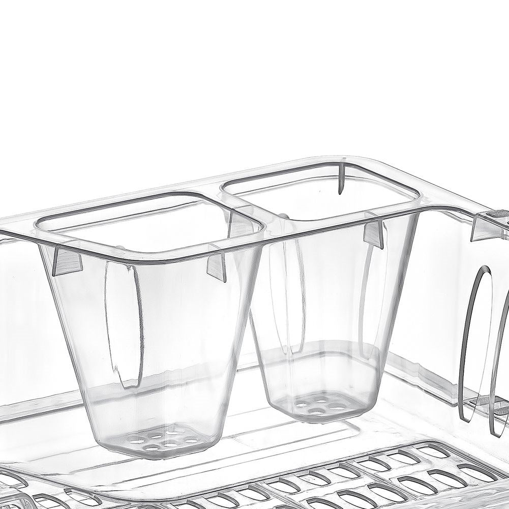 Durable Dish Rack with Removable Tray for Easy Cleaning