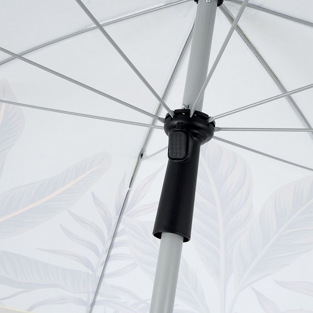 Durable Parasol with Trendy Leaf Pattern for Beach/Garden