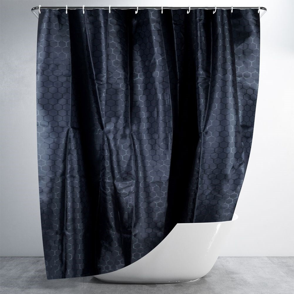 Durable Shower Curtain with 12 Hooks for Privacy and Protection