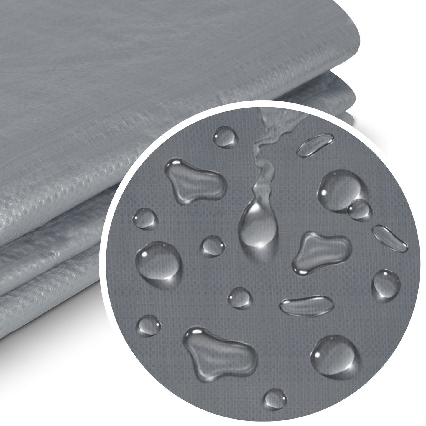Durable Tarpaulin 600 x 800 cm, 120 g/m² - Plonos PL-500