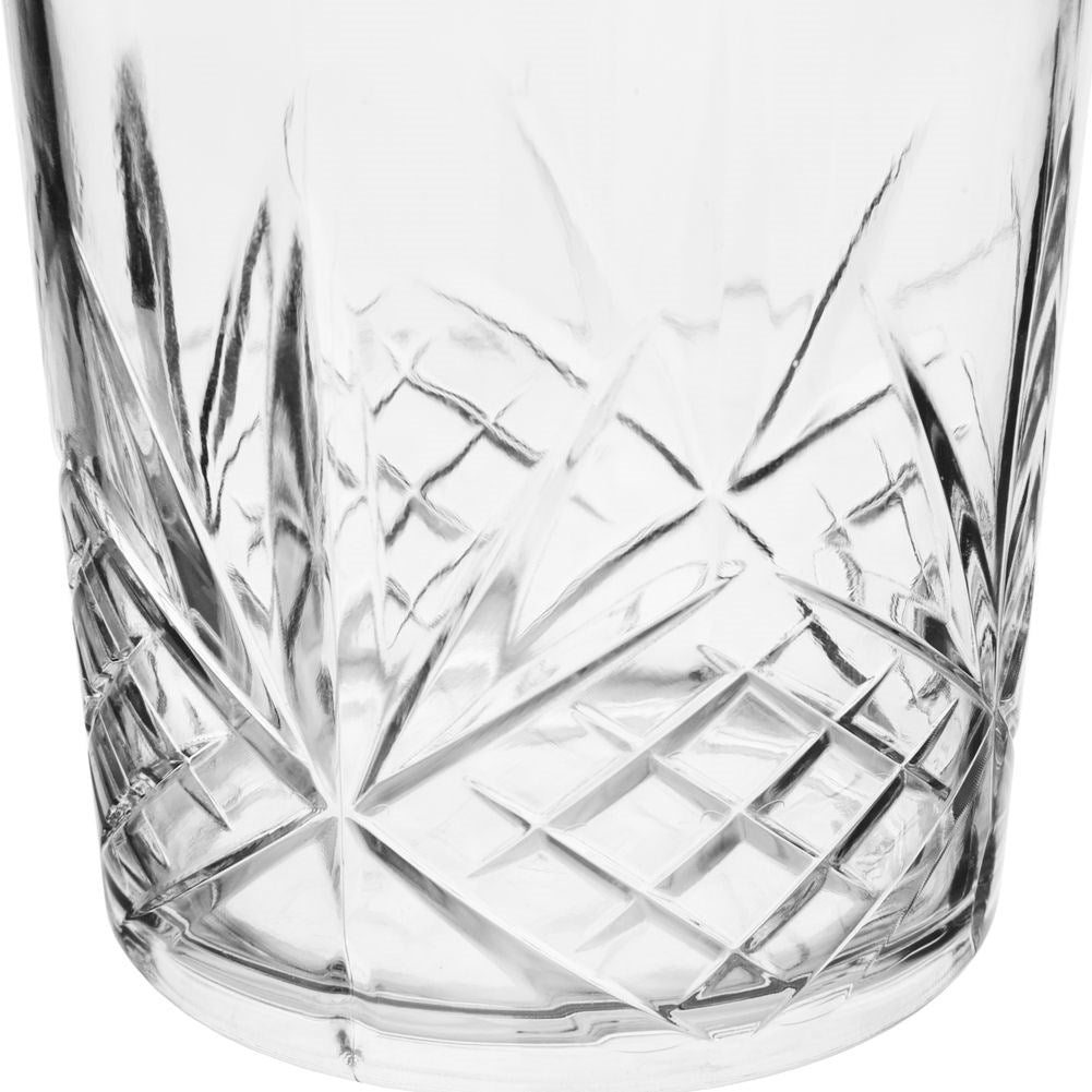 Durable acrylic glass 350 ml with decorative relief