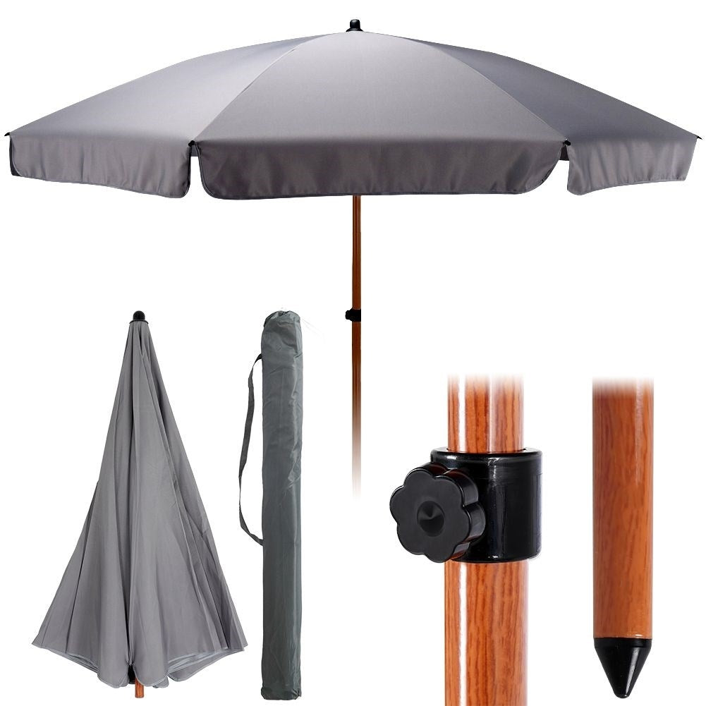Durable and adjustable garden parasol for all weather