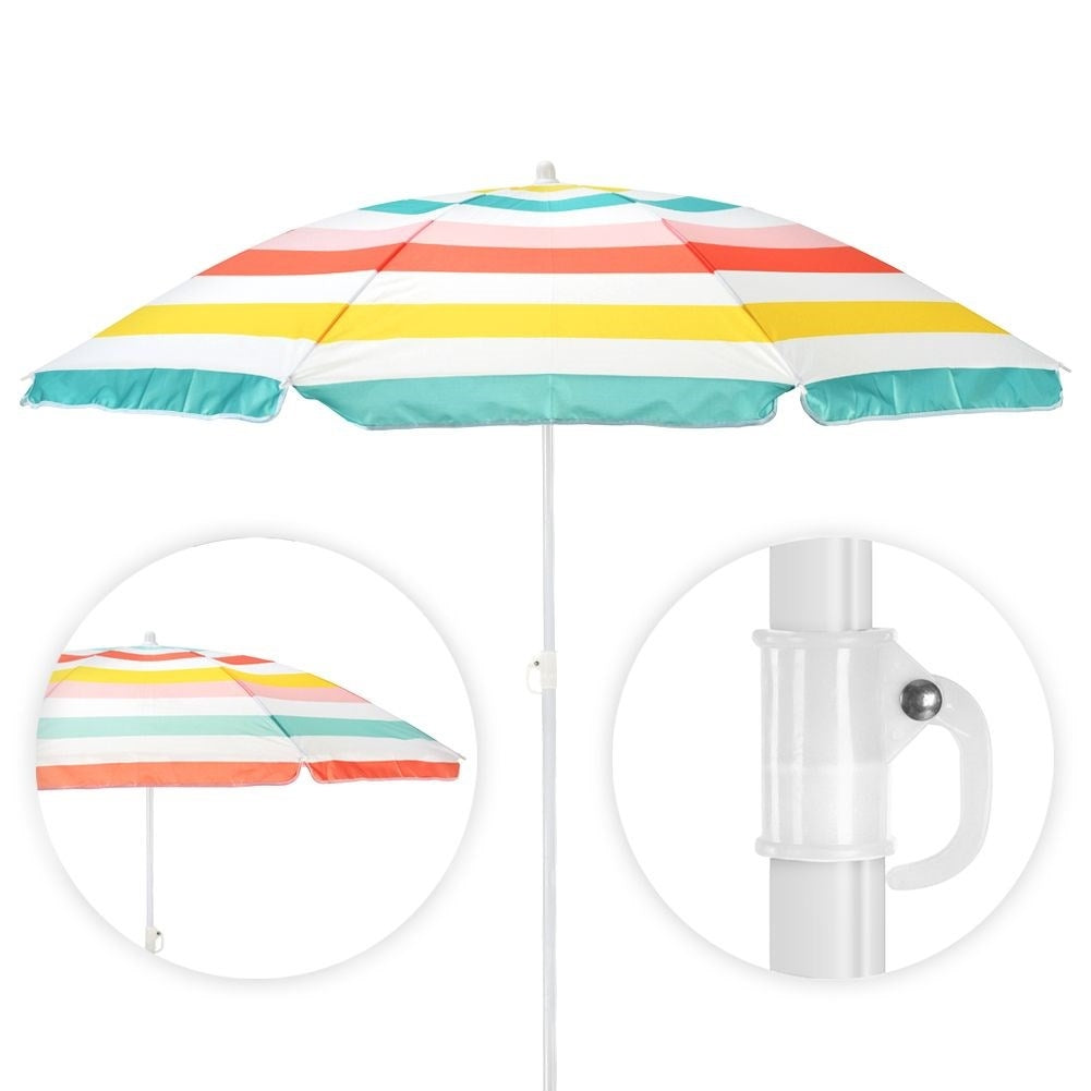 Durable and adjustable parasol for beach and garden