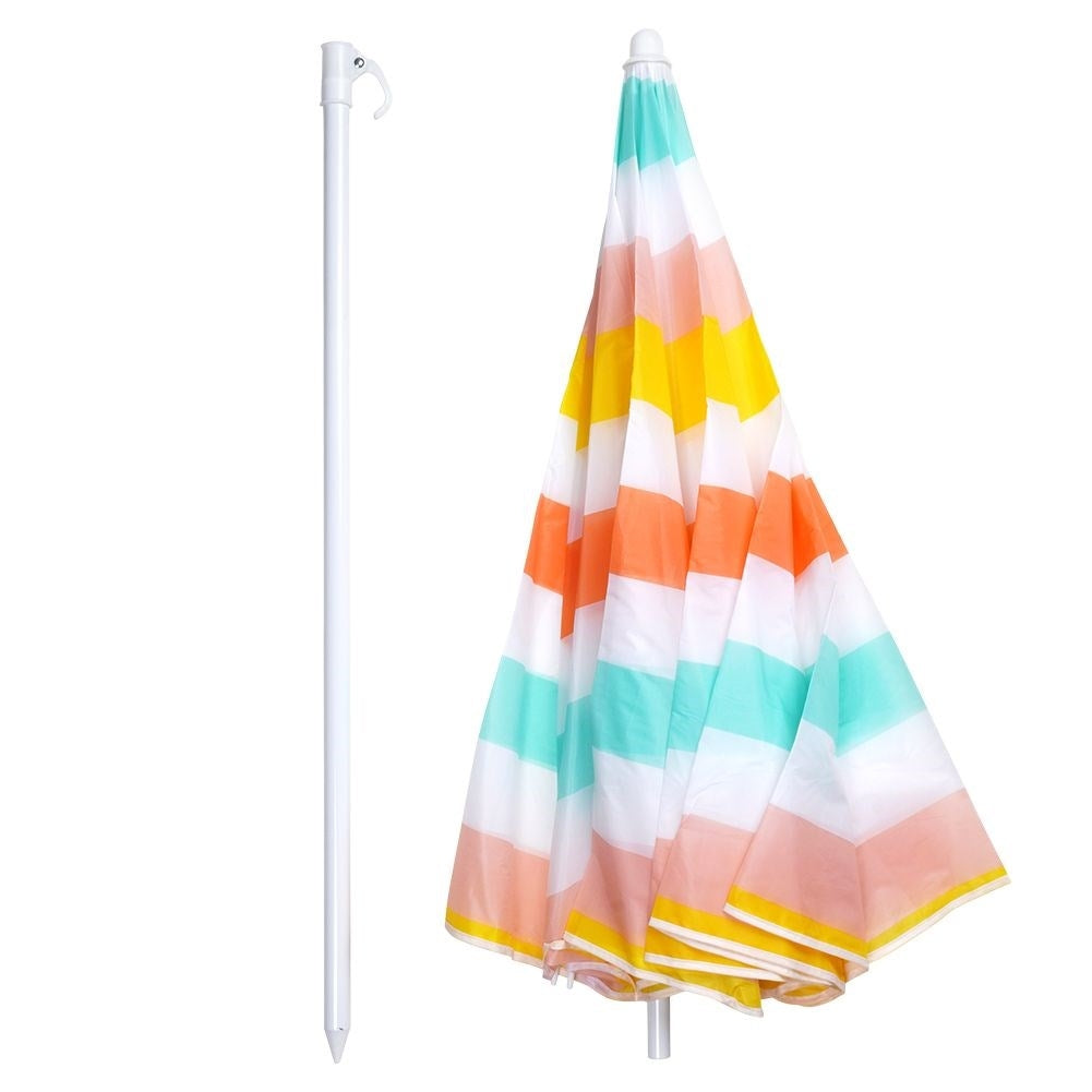 Durable and adjustable parasol for beach and garden