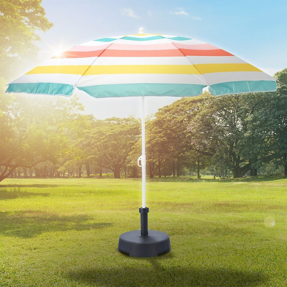 Durable and adjustable parasol for beach and garden