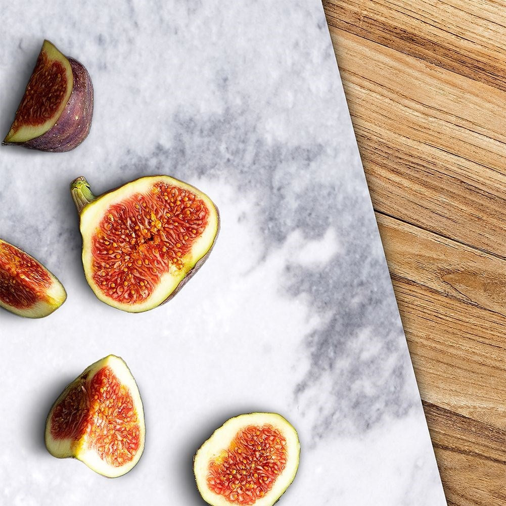 Durable and solid cutting board in gray marble