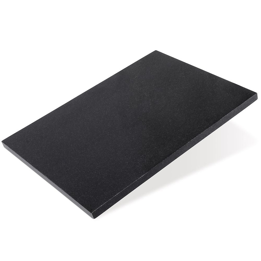 Durable black marble cutting board for cooking and serving