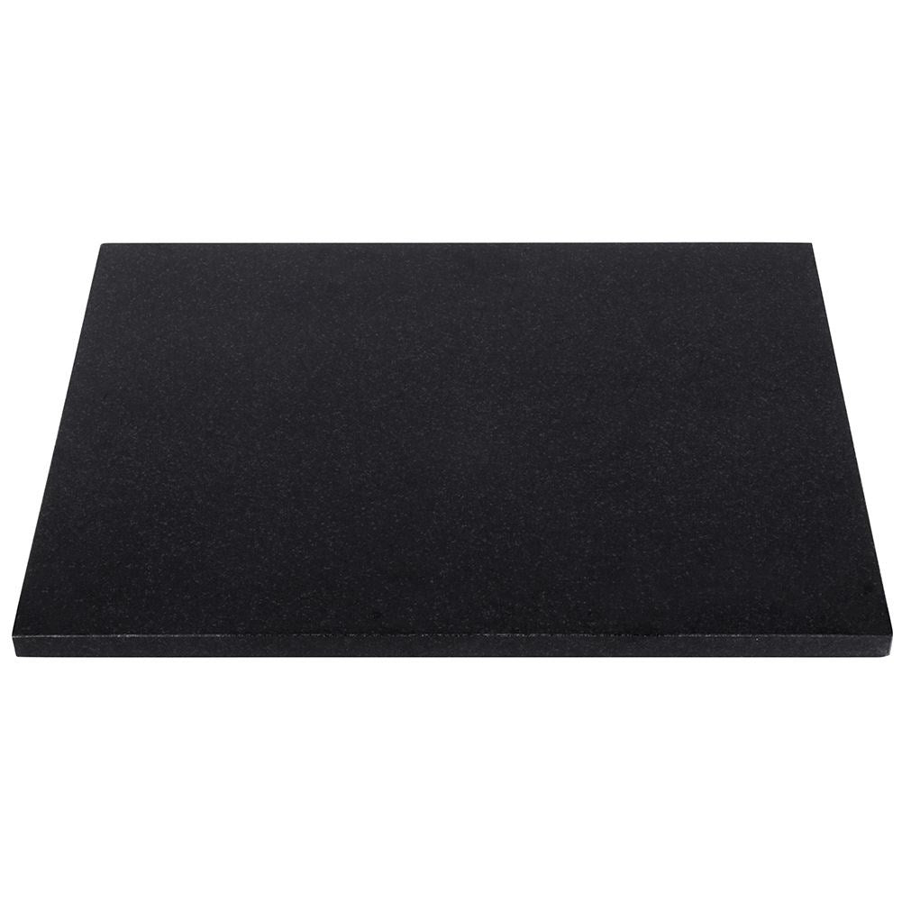 Durable black marble cutting board for cooking and serving