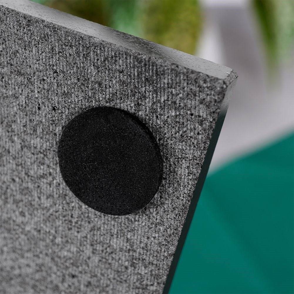 Durable black marble cutting board for cooking and serving
