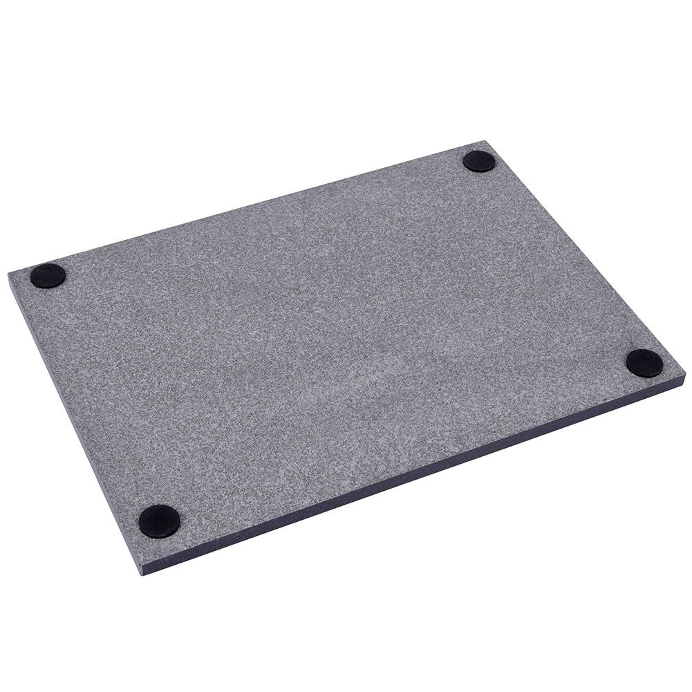 Durable cutting board and serving tray in black marble