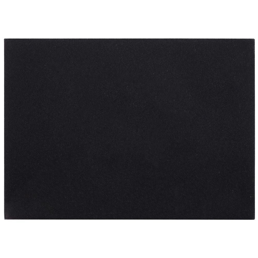 Durable cutting board and serving tray in black marble