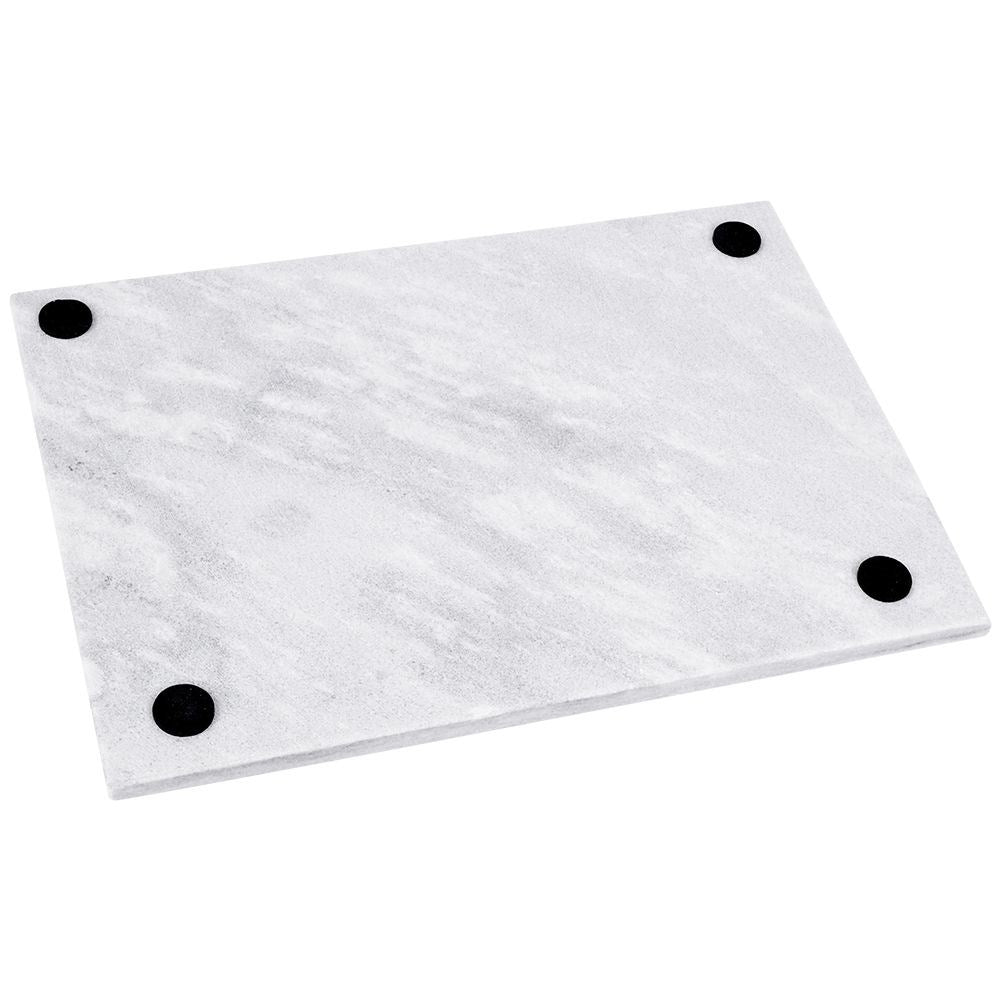 Durable cutting board in gray marble for cutting and serving