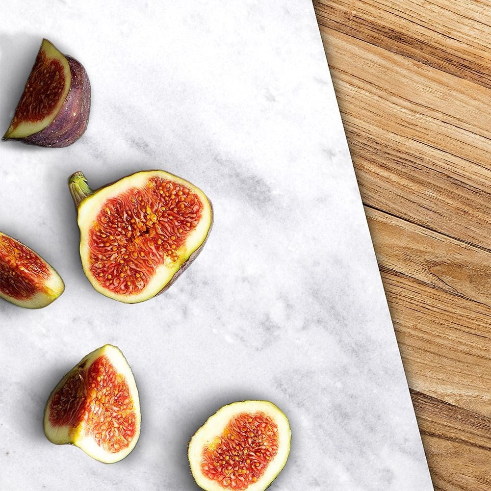 Durable cutting board in gray marble for cutting and serving