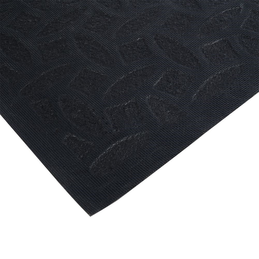 Durable door mat in durable plastic and rubber for all entrances