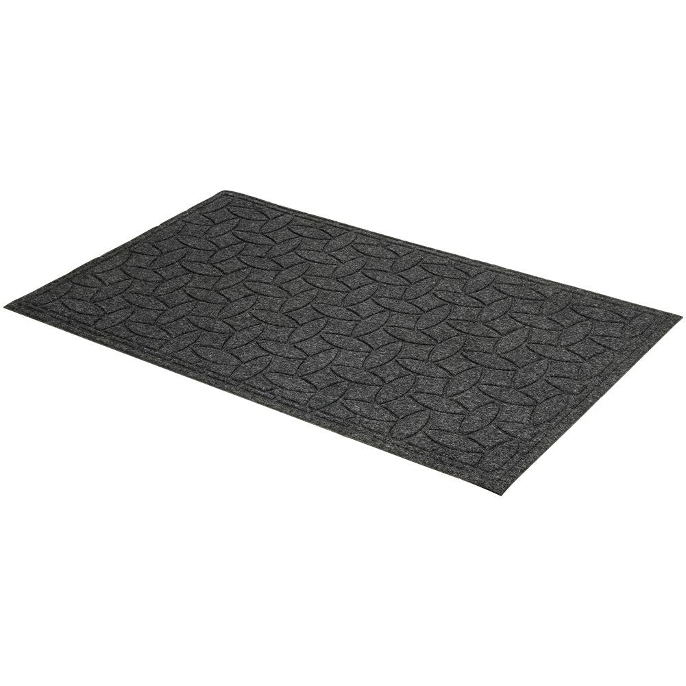 Durable door mat in durable plastic and rubber for all entrances