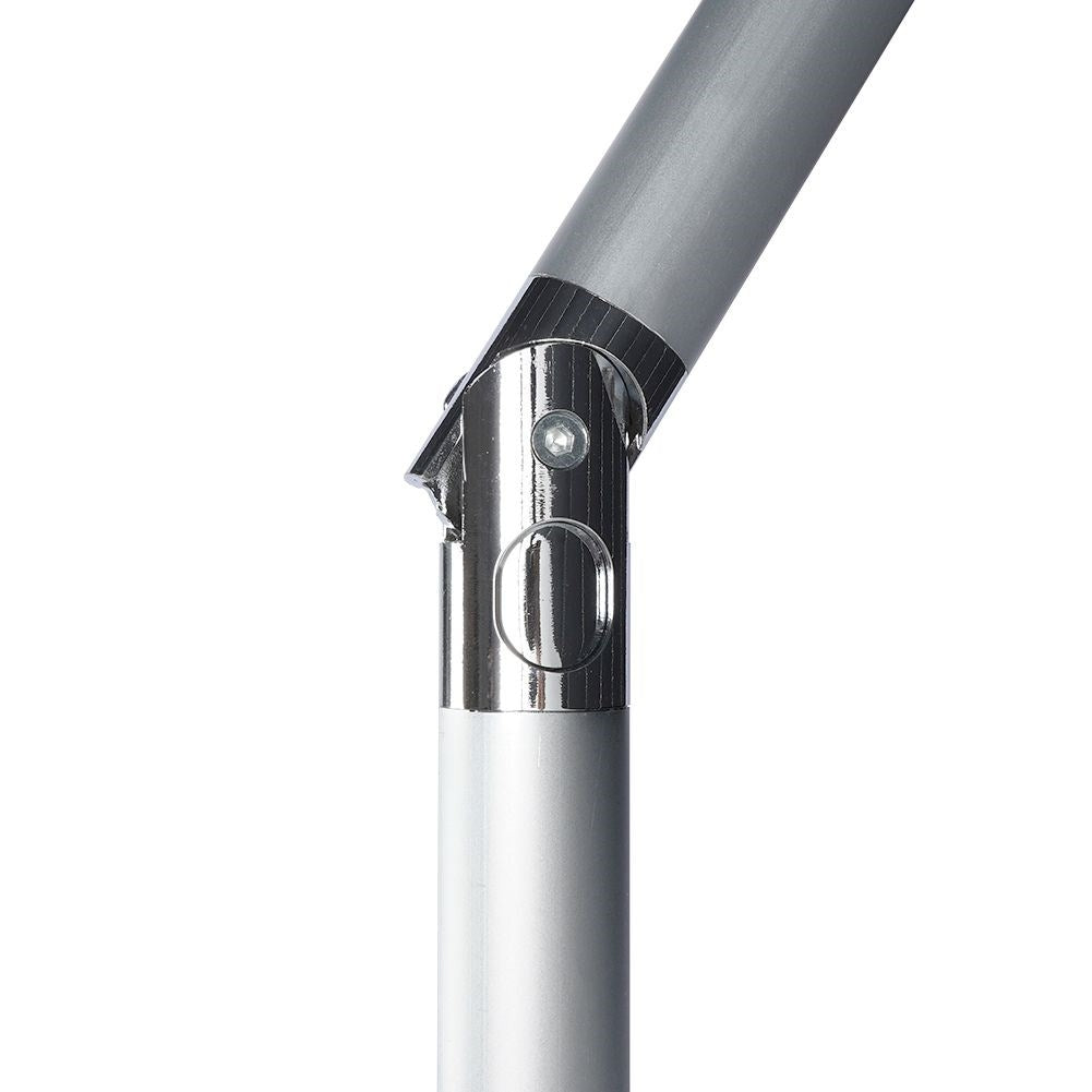 Durable garden parasol with adjustable height and tilt