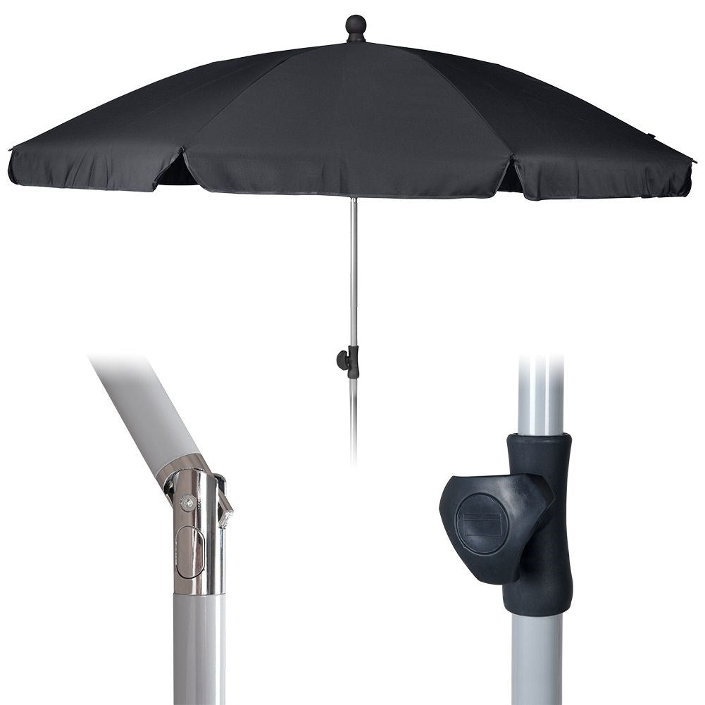 Durable garden parasol with adjustable tilt, 176 cm