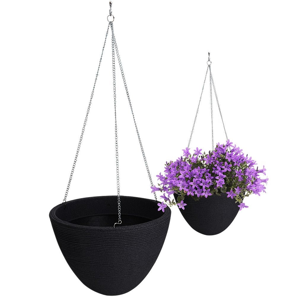 Durable hanging pot for balcony and terrace plants