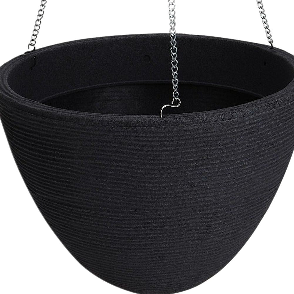 Durable hanging pot for balcony and terrace plants