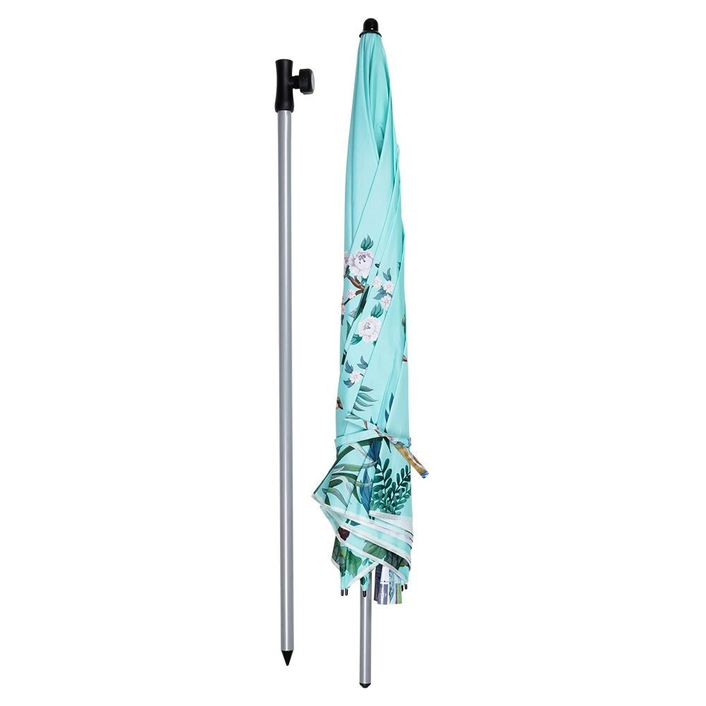 Durable parasol for beach and garden in beautiful colours