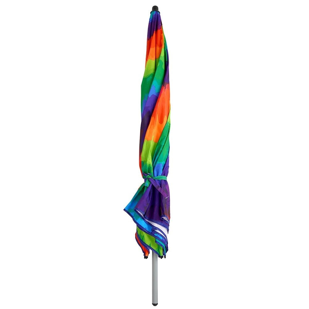 Durable parasol for beach and garden in beautiful colours