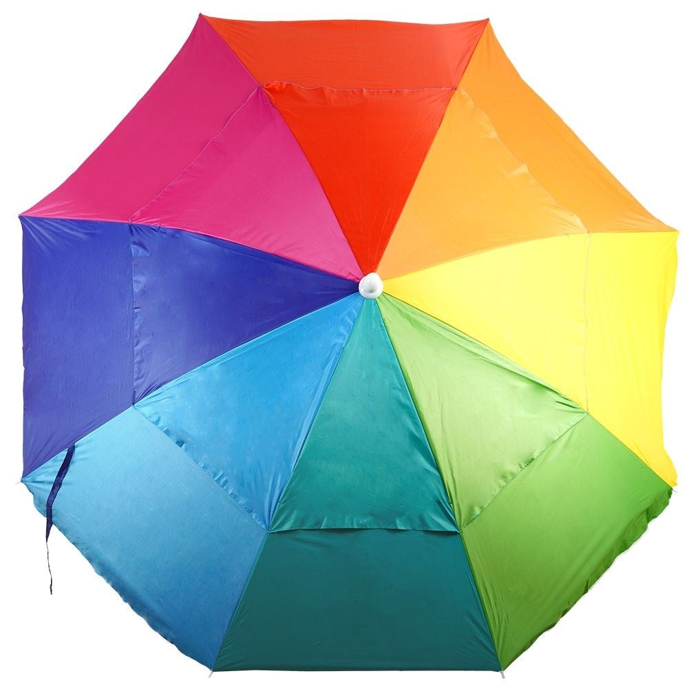 Durable parasol for beach and garden in beautiful colours