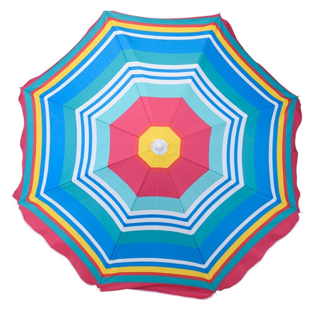 Durable parasol for beach and garden in nice colours