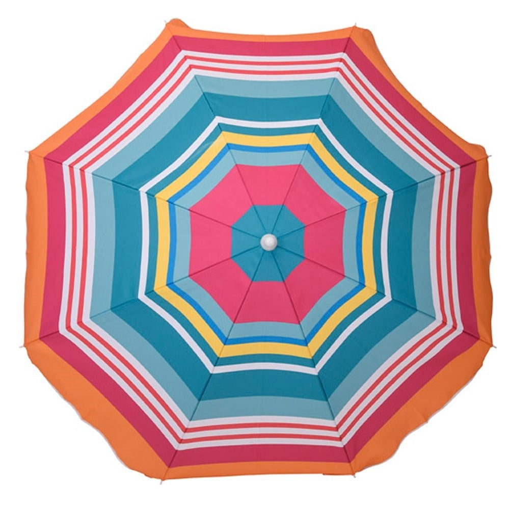 Durable parasol for beach and garden in nice colours
