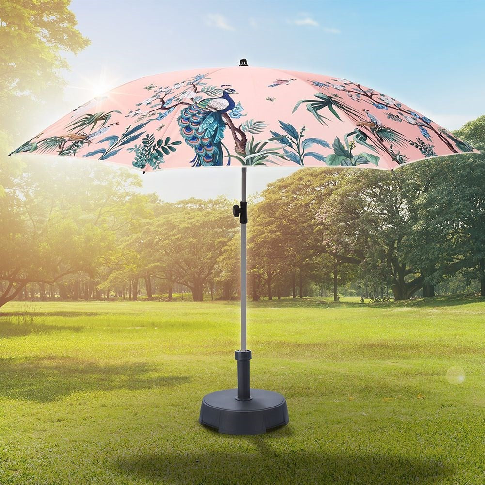 Durable parasol for beach/garden with adjustable stand