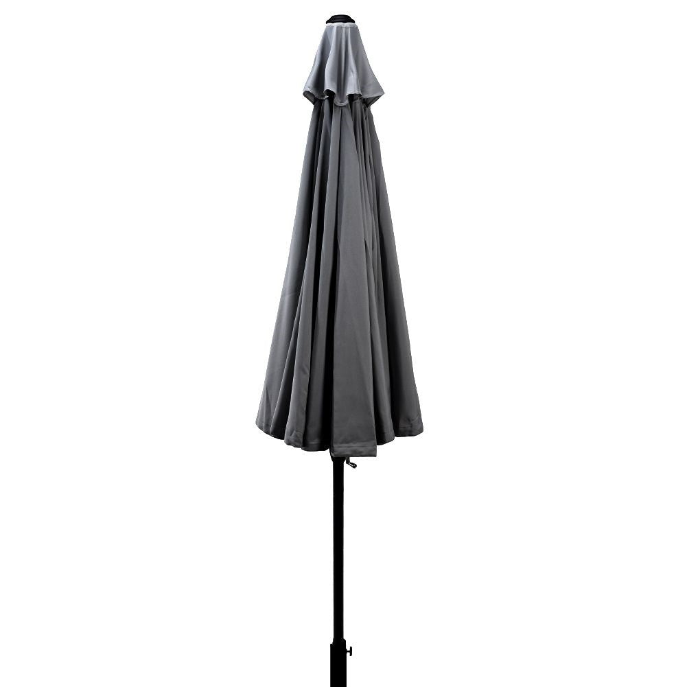 Durable parasol with LED and adjustable stand