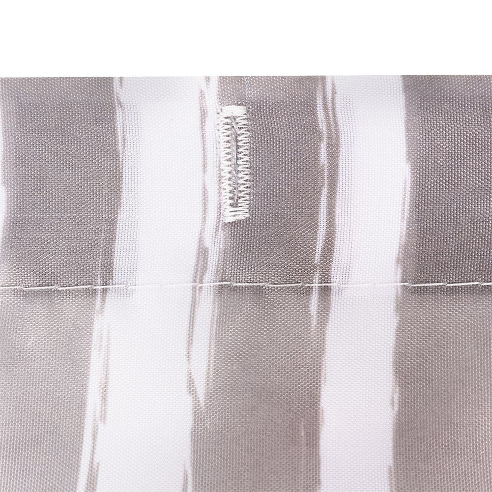 Durable shower curtain with 12 hooks for privacy and protection